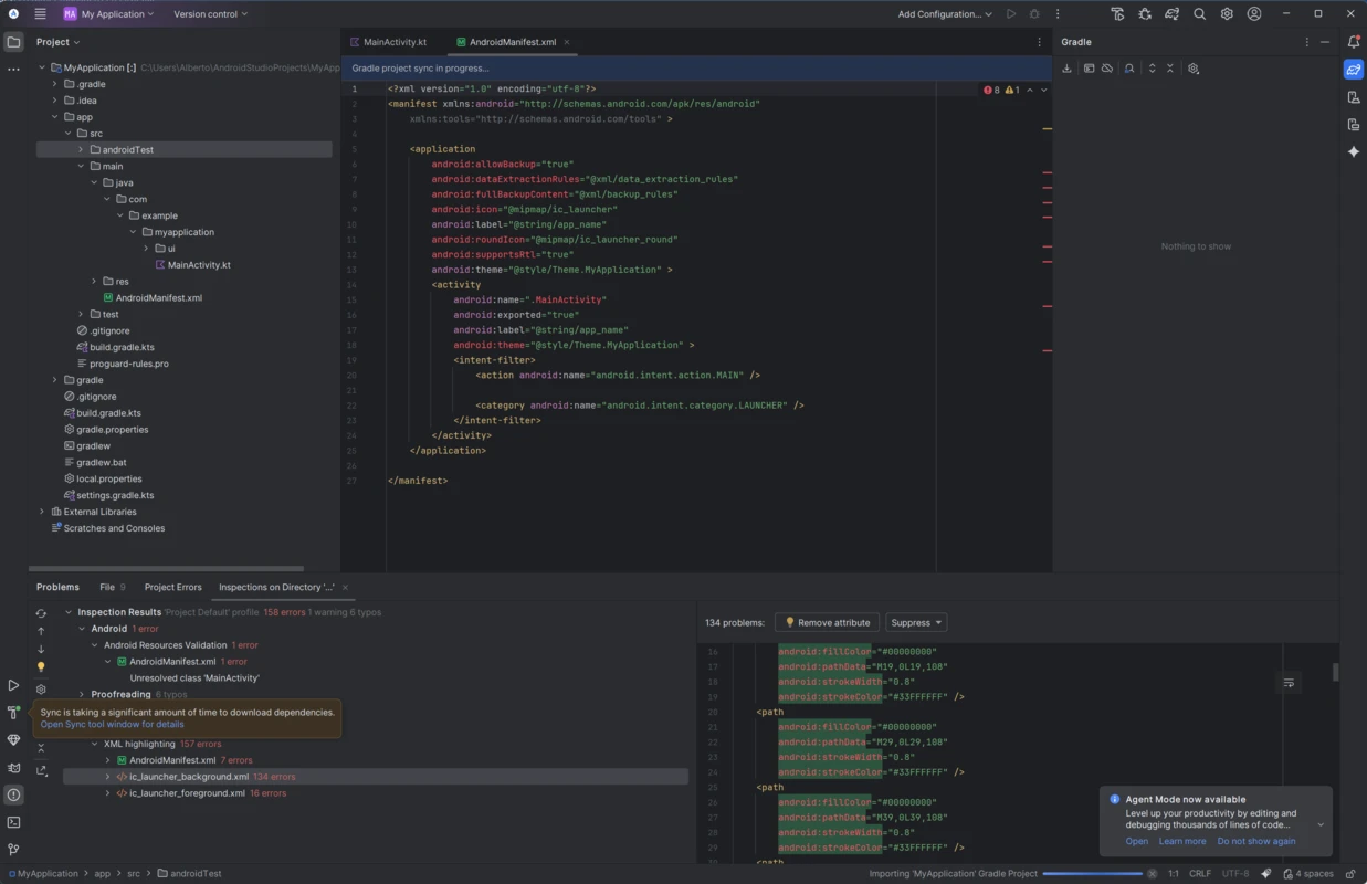 Android Studio interface capture on android-studio.net #5