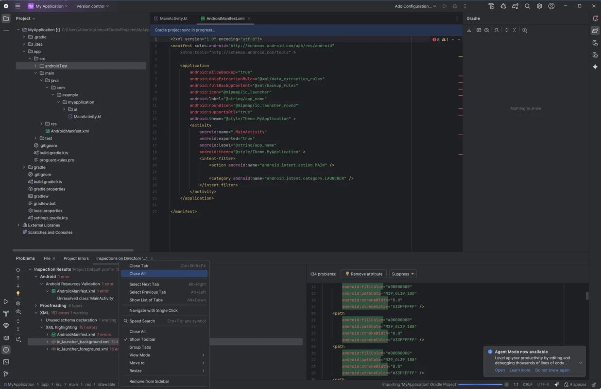 Android Studio interface capture on android-studio.net #9